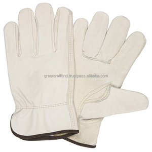 Gants de travail d'hiver à logo personnalisable Gants de sécurité pour la conduite en cuir de mouton haute visibilité, respirants et souples, résistants à l'abrasion - Product Image 6