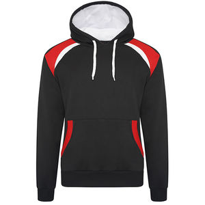 Ventes chaudes en gros Hommes Noir Couleur 100% Coton Hiver Respirant Manches longues Sweats à capuche avec logo de conception personnalisé - Product Image 5