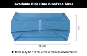 Bandeau universel antidérapant en coton lourd personnalisé Protection professionnelle de couleur unie Sport sec Yoga Tennis Gym exercice - Product Image 5