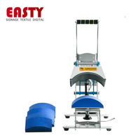 Máquina de prensa de calor Easty Cap 58x33x49cm neumática automática para sublimación de tinta en gorras y sombreros