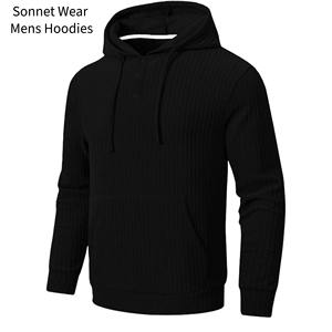 Sweat-shirts à capuche en tricot pour hommes, décontractés, à capuche - Product Image 6