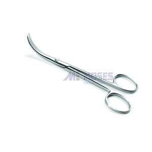 Ciseaux d'énucleation pour salle d'opération d'hôpital médical, courbés moyens, 11 cm - Product Image 1