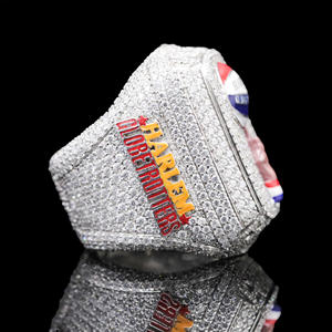 Anillo de Moissanita VVS King Unisex, Plata 925, Engaste de Lujo, El Legado del Hielo - Product Image 3