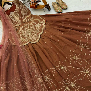 ชุดปาร์ตี้ lehenga & choli dupatta ดีไซเนอร์ใหม่ - Product Image 1