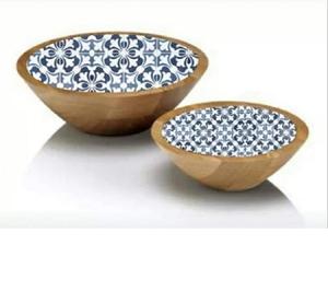 High Quality <b>Large</b> Eco-Friendly Wood <b>Salad</b> Serving <b>Bowl</b> Customized Technique Home Decorative Style From India - Product Image 4