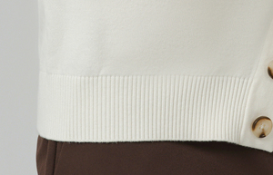 Cardigan pour homme en tissu de coton tricoté, design classique, fermeture à boutons, style populaire, col rabattu, pulls cardigan - Product Image 6