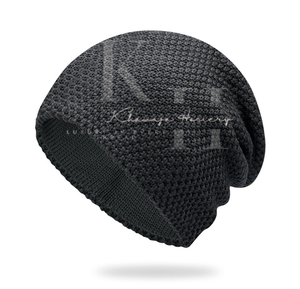 Gorro de punto de invierno de alta calidad para hombres y mujeres, estampado Digital para uso diario al aire libre en climas fríos - Product Image 3