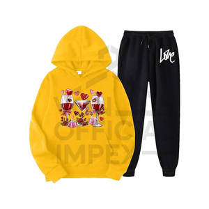 Top High Quality Premium Design Streetwear Más vendidos Mejor calidad Color personalizado Nuevo estilo Cómodo Screen Printed Chándales - Product Image 6