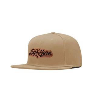 Hot Performance 6 Panel de alto perfil 6 Panel parches de cuero personalizados Snapback sombrero de ala plana gorra estructurada Hip Hop viajes al aire libre - Product Image 3