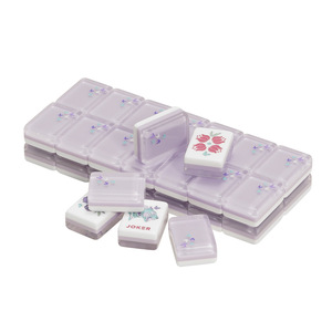 Cartas de juego portátiles de acrílico con purpurina, transparentes, estilo clásico, uso universal, baraja de juego de azar - Product Image 5
