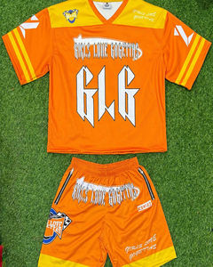 เสื้อสองชิ้นสำหรับผู้ชายชุดเสื้อถักตาข่ายสำหรับทุกเพศเสื้อเจอร์ซี่แห้งเร็วเสื้อเจอร์ซีย์พิมพ์ลายซับลิเมชันสำหรับฤดูร้อน - Product Image 4