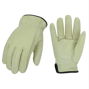 Guantes de cuero de alta calidad de piel de búfalo para hombres y mujeres - Product Image 1