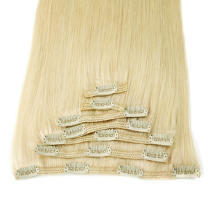 KSWIGS Extensiones de Cabello Liso Inyectado Sin Costuras de Doble Trama 100% Virgen Remy Chino con Clip Invisible al por Mayor de Moda - Product Image 3