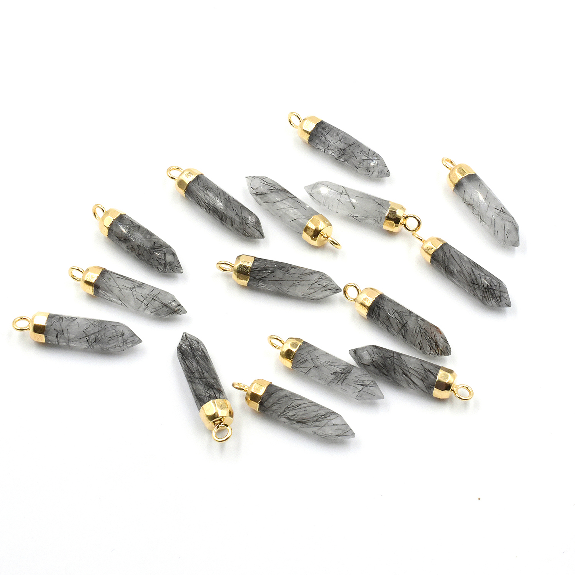 Quartz rutile noir