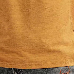 เสื้อยืด100% แขนสั้นของผู้ชายเสื้อยืดคอตตอนคอกลมกำหนดสีเองได้ใหม่2025 - Product Image 4