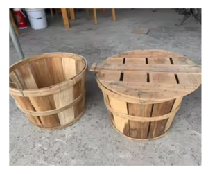 Cestas de cangrejo de madera resistentes, contenedores de cosecha de madera sostenible, ofertas a granel de bajo costo de proveedor de Vietnam, cestas de cangrejo de madera natural - Product Image 5