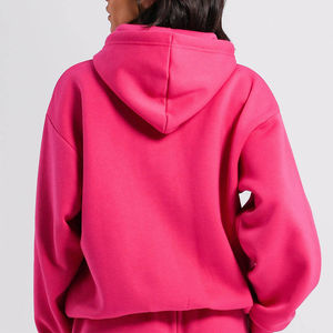 <b>Top</b> Trending <b>Women</b> Oversized Hoodie Breathable Streetwear Pullover Style Customized Logo Printing 100% Cotton Material - Product Image 5