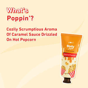 Plum BodyLovin' Caramel Popcorn Crema de manos-India Coffee Wake-A-Ccino Hawaiian Rumba & Tropical Tango Fragancia - Product Image 6