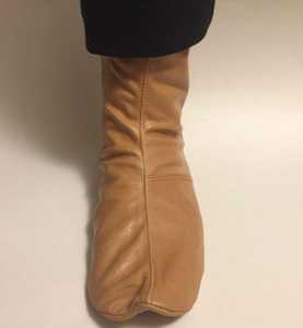 Warm Athletic <b>Socks</b> 100% Halal Leather Winter Khuff <b>Men's</b> Women's Unisex Halal Cow Leather <b>Socks</b> Khuff's - Product Image 4