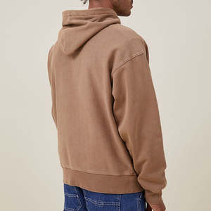 Sweats à capuche en coton personnalisés 450 GSM Sweatshirts lourds Prix d'usine Vente en gros Sweatshirts chauds et confortables - Product Image 6