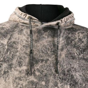 สีทึบที่ขายดีที่สุดกรดล้าง Hoodies กว่าขนาดเสื้อสวมหัวคุณภาพสูงราคาที่ดีที่สุดกรดล้าง Hoodies - Product Image 2