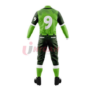 Vêtements de sport de baseball et de softball respirants personnalisables pour adultes, jersey uni, impression sérigraphique, col en V, poches, couleur personnalisée - Product Image 6