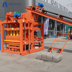 Maquinaria de construcción semiautomática para uso doméstico, método de vibración, cenizas volantes, arena, pavimentación, motor de fabricación de bloques, manual de - Product Image 2