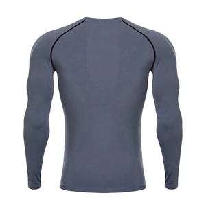 Bulk Wholesale Rash Guards Custom Logo Printing Men <b>Compression</b> <b>Shirts</b> BJJ MMA Gym Wear Quick Dry Stretch Fabric Anti-Bacterial - Product Image 6
