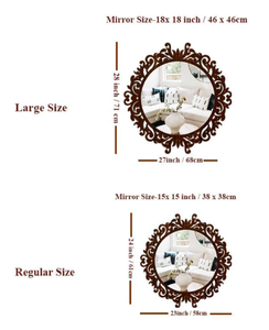 Modern <b>Art</b> Ornament <b>Wall</b> <b>Mirror</b> Stylish Decorative <b>Mirror</b> <b>for</b> Home & Office - Product Image 3