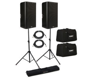 Nouvelle conception Thump 212, paire d'enceintes amplifiées de 1 400 watts et 12 pouces avec supports et câbles À VENDRE - Product Image 1