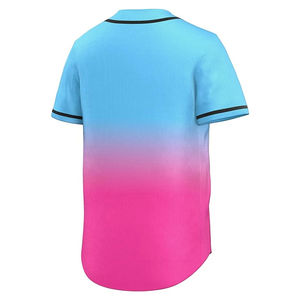 Maillot de baseball unisexe à manches courtes avec boutons, uniforme de sport hip-hop pour chemises à boutons grande taille - Product Image 3