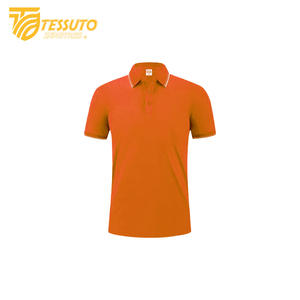 Tessuto Golf vierge en tricot solide à séchage rapide de haute qualité pour hommes avec logo et design personnalisés - Product Image 5