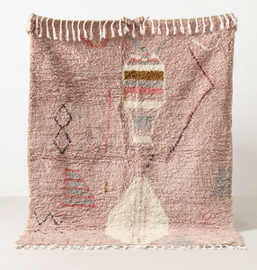 Alfombra de lana hecha a mano para decoración del hogar, estilo real marroquí, a la moda - Product Image 1