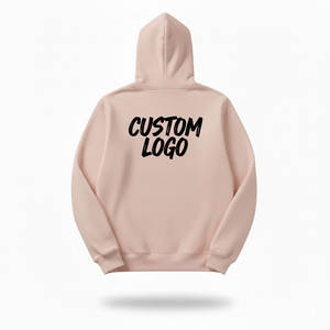 Sweat à capuche d'hiver personnalisé avec logo pour hommes, en polaire douce 100% coton, imperméable, pour les équipes marketing et la mode urbaine - Product Image 1