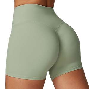 Pantalones cortos de gimnasio transpirables para mujer, conjunto de 2 piezas, pantalones cortos de entrenamiento para mujer, novedad - Product Image 4