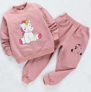 Conjuntos Deportivos Casuales de Invierno para Niños, Sudaderas de Cuello Redondo de Felpa, Pantalones Deportivos, Chándal de 2 Piezas - Product Image 4