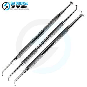 ชุดตะไบสำหรับทันตกรรม8ชิ้นเครื่องมือขัดสองชั้นสเตนเลสสำหรับทันตแพทย์ชุดเครื่องมือผ่าตัด - Product Image 6