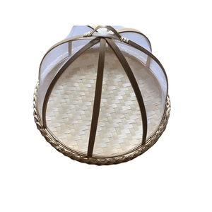 ตะกร้าเก็บของอเนกประสงค์ถาดไม้ไผ่ทอมือสำหรับตกแต่ง - Product Image 5