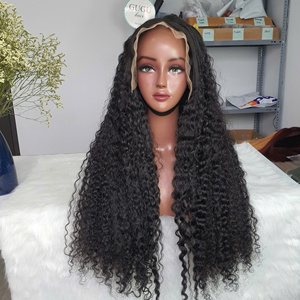 Perruques en cheveux humains naturels vietnamiens 100% bouclés birmans avec dentelle frontale HD double extensions dessinées dans un style birman - Product Image 1