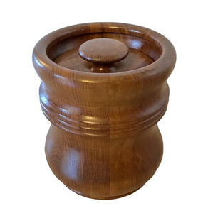 Seau à glace en bois de conception populaire bonne vaisselle de seau à glace faite à la main de conception populaire à un prix abordable - Product Image 1