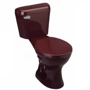 Vente en gros de siège de toilette deux pièces en céramique blanche italienne de qualité supérieure design de salle de bain moderne avec housse de siège souple - Product Image 3