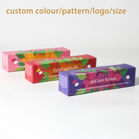 Boîtes d'extrémité en carton blanc ivoire pur de luxe personnalisées éponge expédition en gros accessoires pour crème contour des yeux nettoyant pour le visage