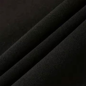 Alta calidad 100% algodón personalizado serigrafía Logo secado rápido a prueba de viento de gran tamaño Dropshoulder patrón sólido sudadera - Product Image 6