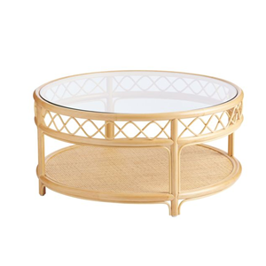 โต๊ะกาแฟหวายทรงกลมเฟอร์นิเจอร์ห้องรับแขกเฟอร์นิเจอร์กลางแจ้งเฟอร์นิเจอร์ตกแต่งบ้านขายส่งจากเวียดนาม - Product Image 1