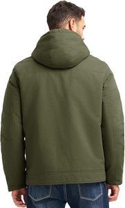 แจ็กเก็ตมีฮู้ดสำหรับผู้ชายแจ็คเก็ตตัวยาวกันน้ำสำหรับฤดูหนาว - Product Image 6