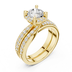 Bague en or 18 carats avec motif gravé - Product Image 6