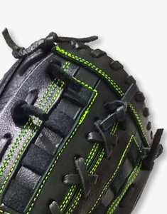 Guantes de béisbol más vendidos Guantes de último diseño Guantes deportivos Tamaño y diseño personalizados Partido de béisbol Entrenamiento Color negro - Product Image 3