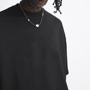 Fabricant de t-shirts délavés à l'acide personnalisés T-shirt vintage surdimensionné en coton épais pour hommes avec graphique du logo sérigraphié - Product Image 2