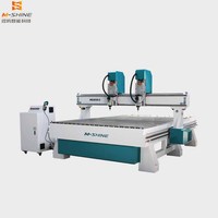 Máquina CNC para Trabajar la Madera 2030, Doble Husillo, Motor Servo Delta, Máquina de Corte CNC para Fabricación de Muebles