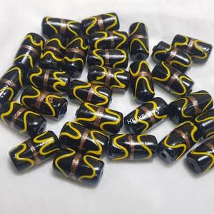 Perles de verre multicolores en forme d'éléphant fabriquées à la main 8mm 6mm 10mm en vrac en gros bleu cristal Lampwork Techniques faites à la main - Product Image 2